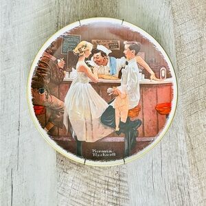 Norman Rockwell "PROUD MOMENT" Decorative Plate & Original Wall Hanger